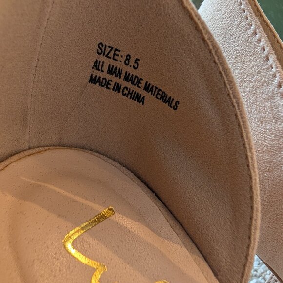 Lulus Cream heels with ankle strap size 8.5 - Picture 4 of 4